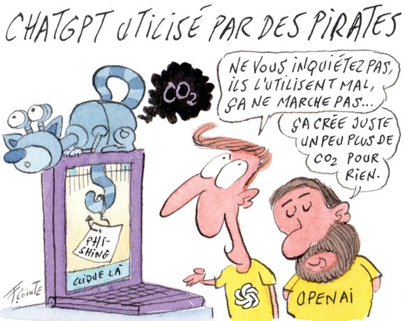 Dessin: OpenAI détaille comment des acteurs malveillants abusent de ChatGPT